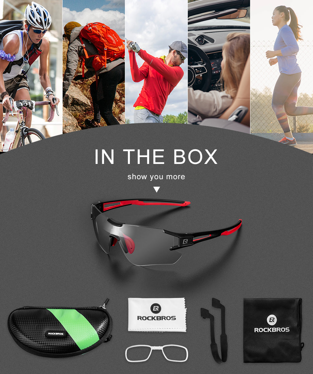 Photochromic Sports Goggles for Biking