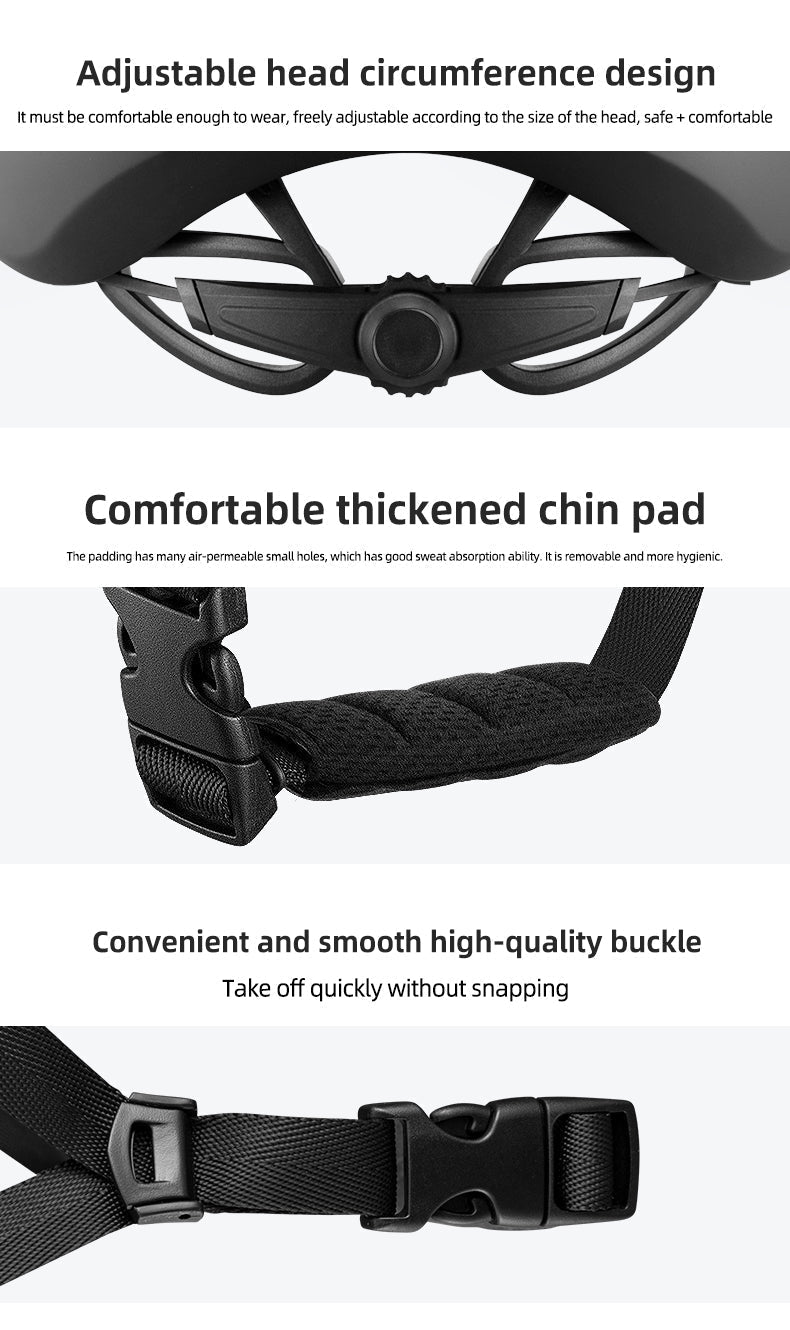 ROCKBROS Cycling Helmet Bicycle Bike Safety Protective Gear - ROCKBROSUSA