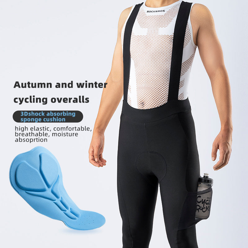 ROCKBROS Cycling Bibs with 3D Padded Stretch Bike Pants