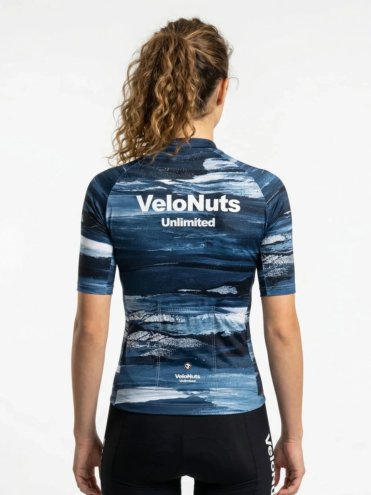 Women's Cycling Jersey Ink Burst#Type_Indigo Drift