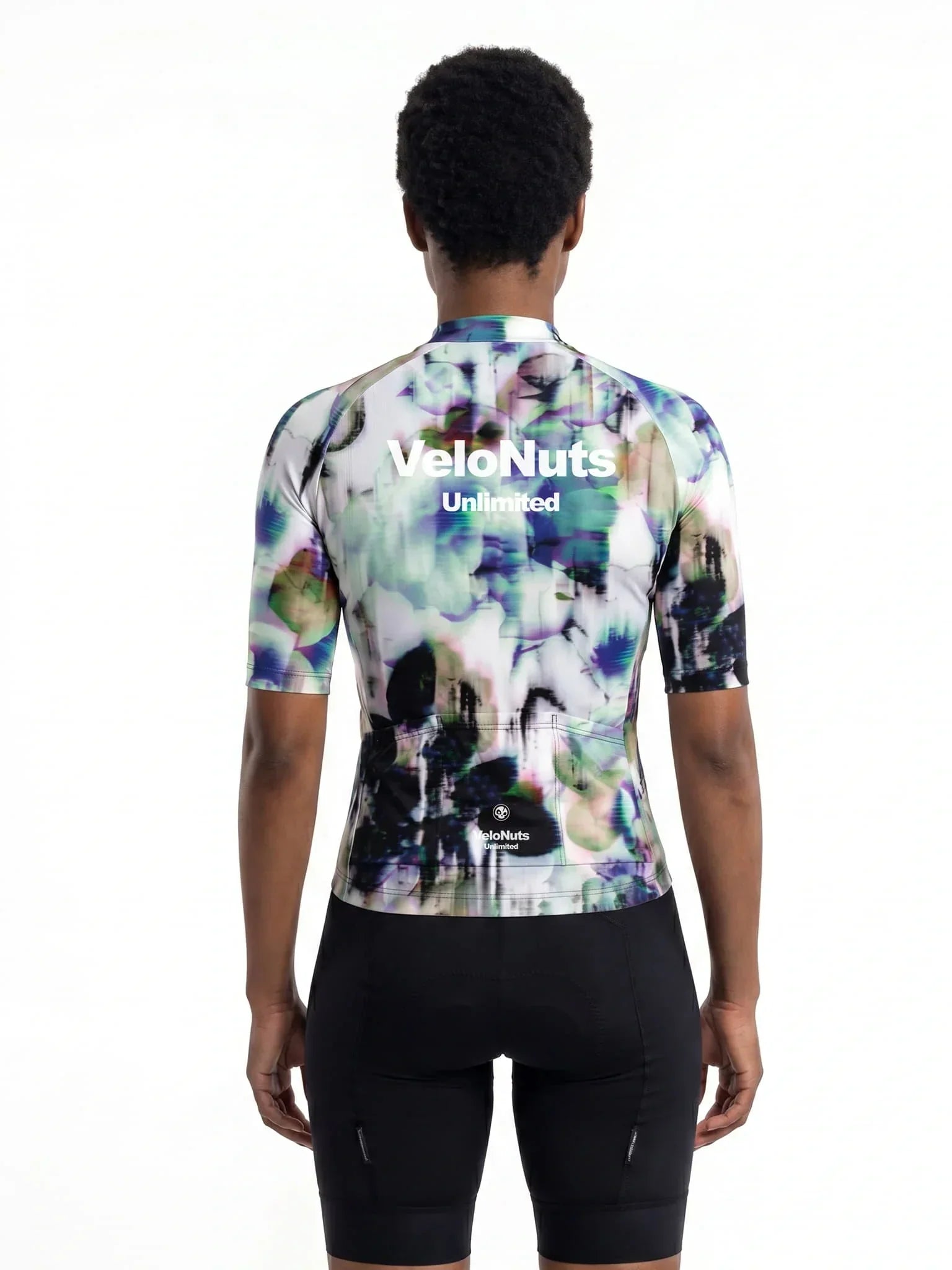 Women's Cycling Jersey Biolume Garden#Type_Glitch Bloom