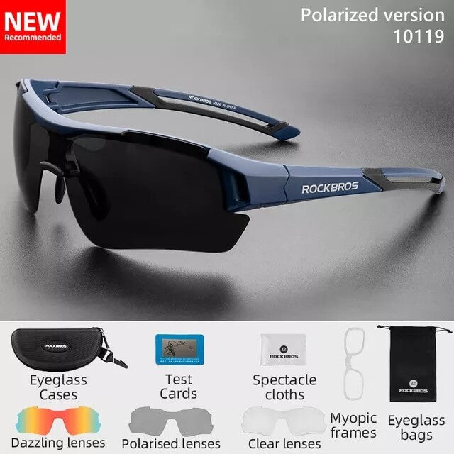 Men's Polarized Sunglasses for Road & Mountain Biking