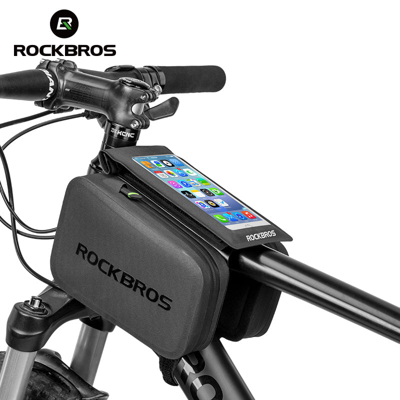 Fully Waterproof Top Tube Bag – Fits Phones up to 6.0″