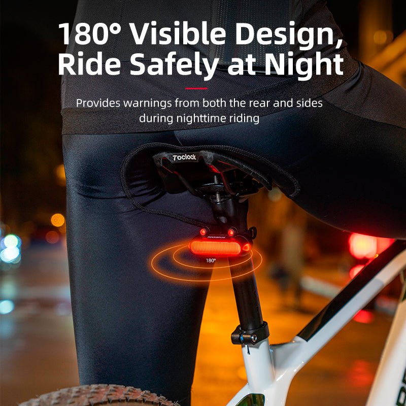 Frog Tail Light USB 6 Modes Brake Light
