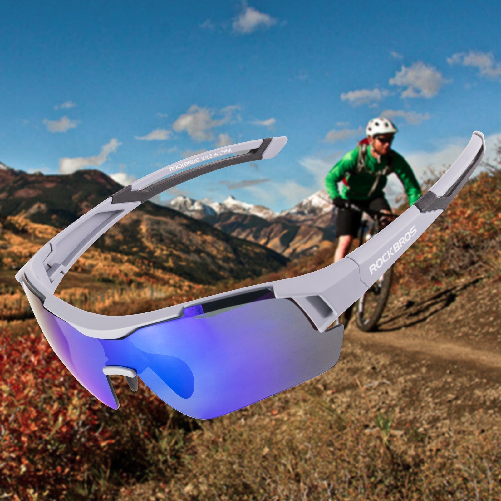 Men's Polarized Sunglasses for Road & Mountain Biking