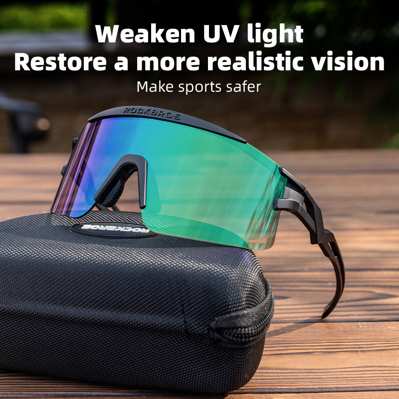 Anti-Fog Photochromic Mountain Bike Glasses