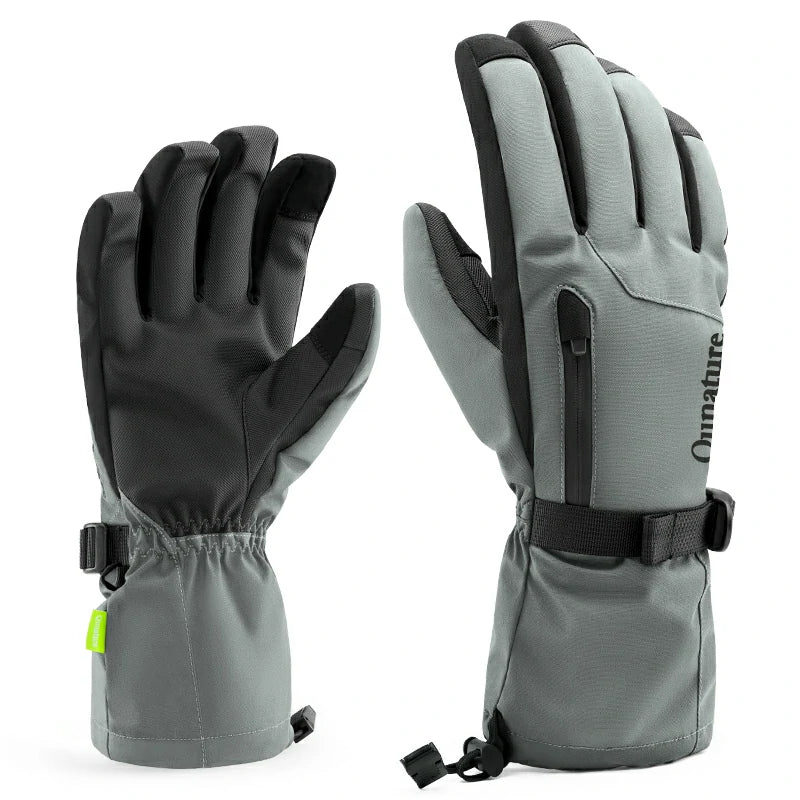 Qunature Ski Gloves  Multi-Fabric, Touchscreen, Warmth Lock