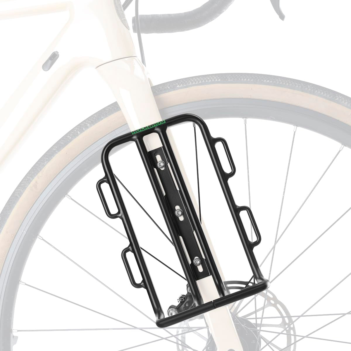 ROCKBROS Front Bike Rack Aluminum Alloy Luggage Touring Carrier Racks 6.6lbs - ROCKBROS #Size_One Rack