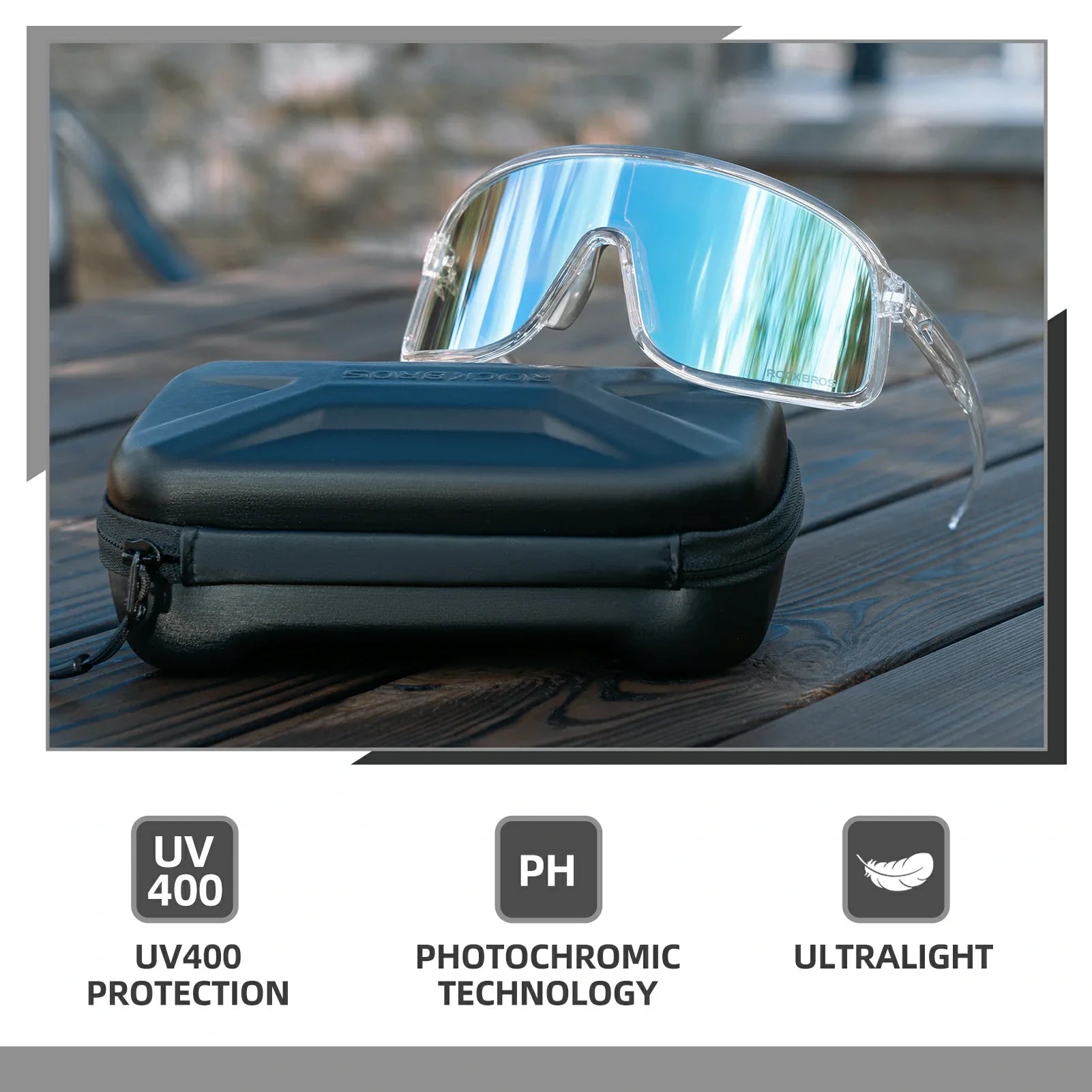 #color_Bright Transparent White(Photochromic lens)