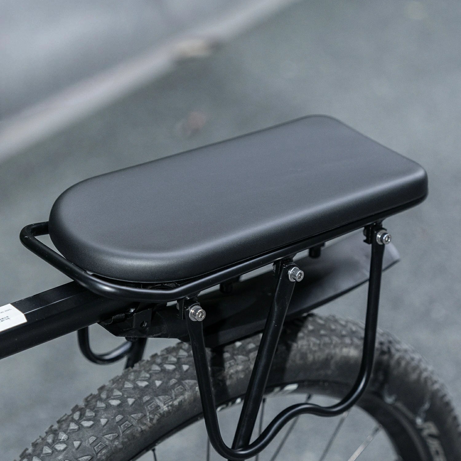 Comfortable PU Leather Bike Rear Seat Cushion for Racks