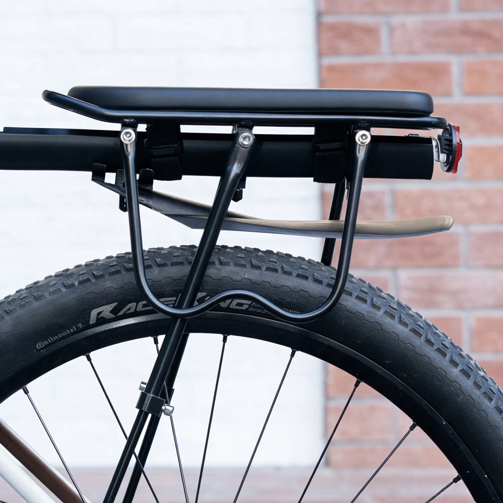 Comfortable PU Leather Bike Rear Seat Cushion for Racks