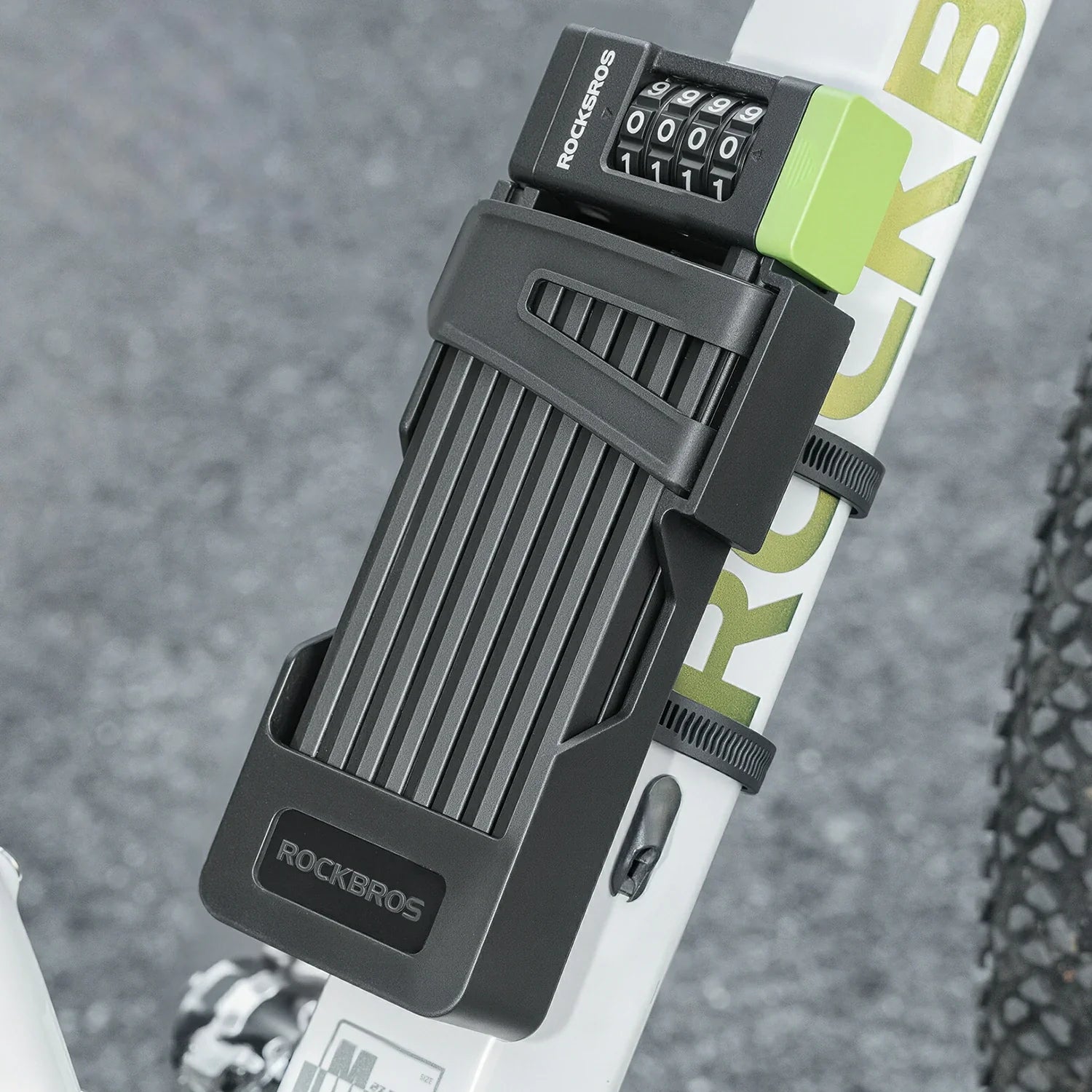 8-Section Folding Combination Bike Lock