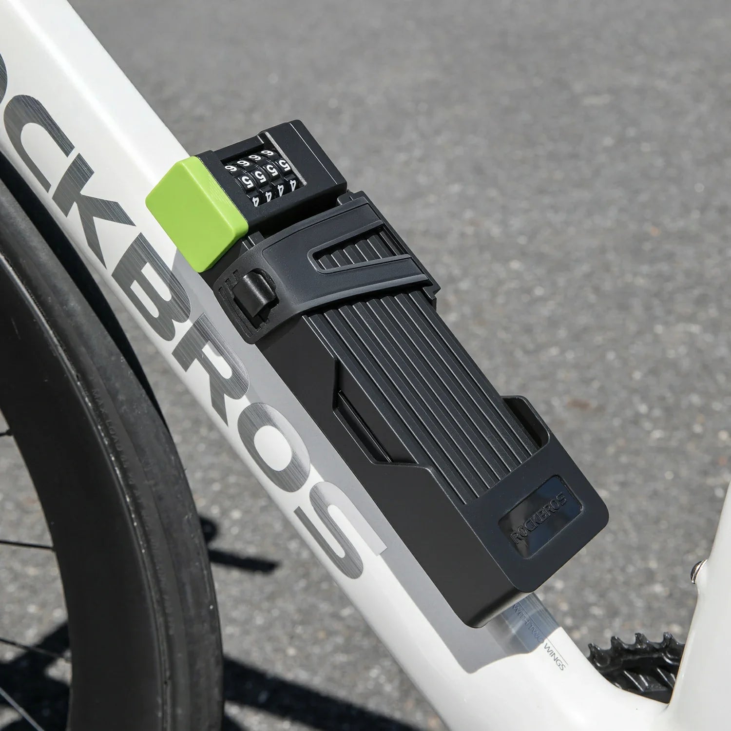 8-Section Folding Combination Bike Lock