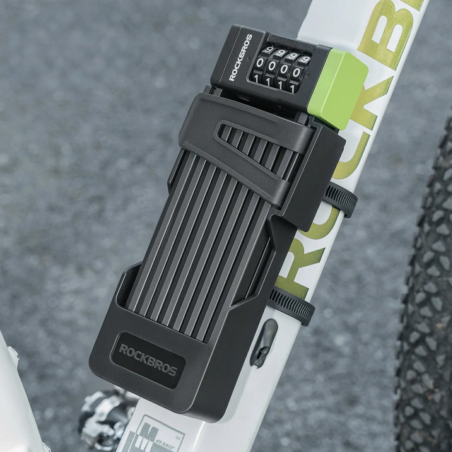 8-Section Folding Combination Bike Lock