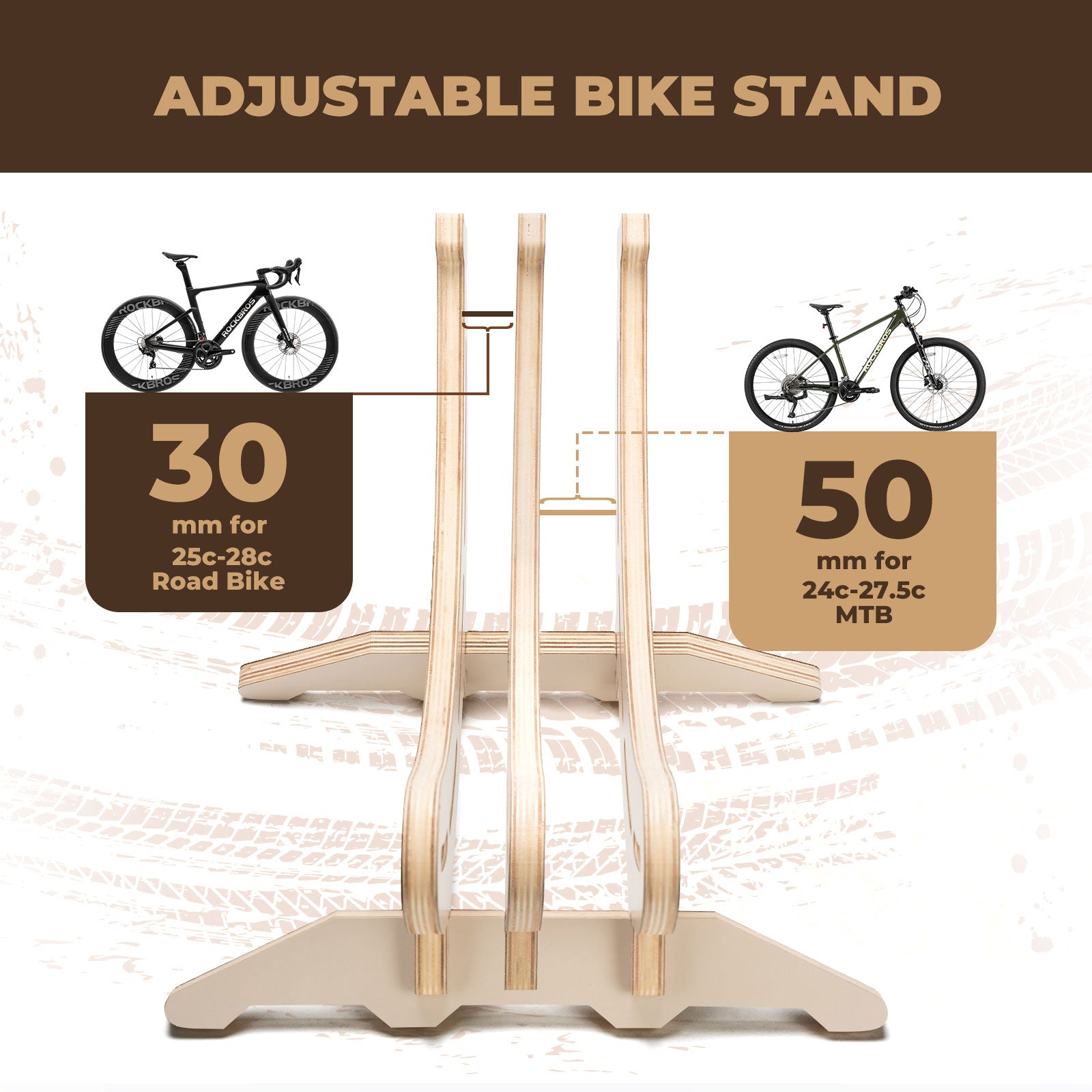 Adjustable Bike Stand Banana-Style