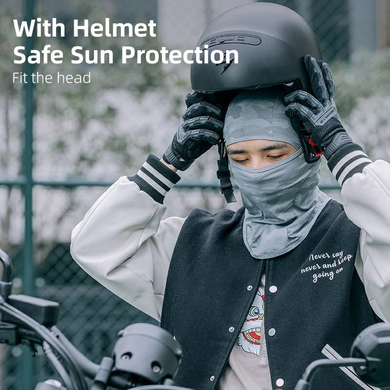 ROCKBROS Summer Ice Silk Balaclava Face Mask
