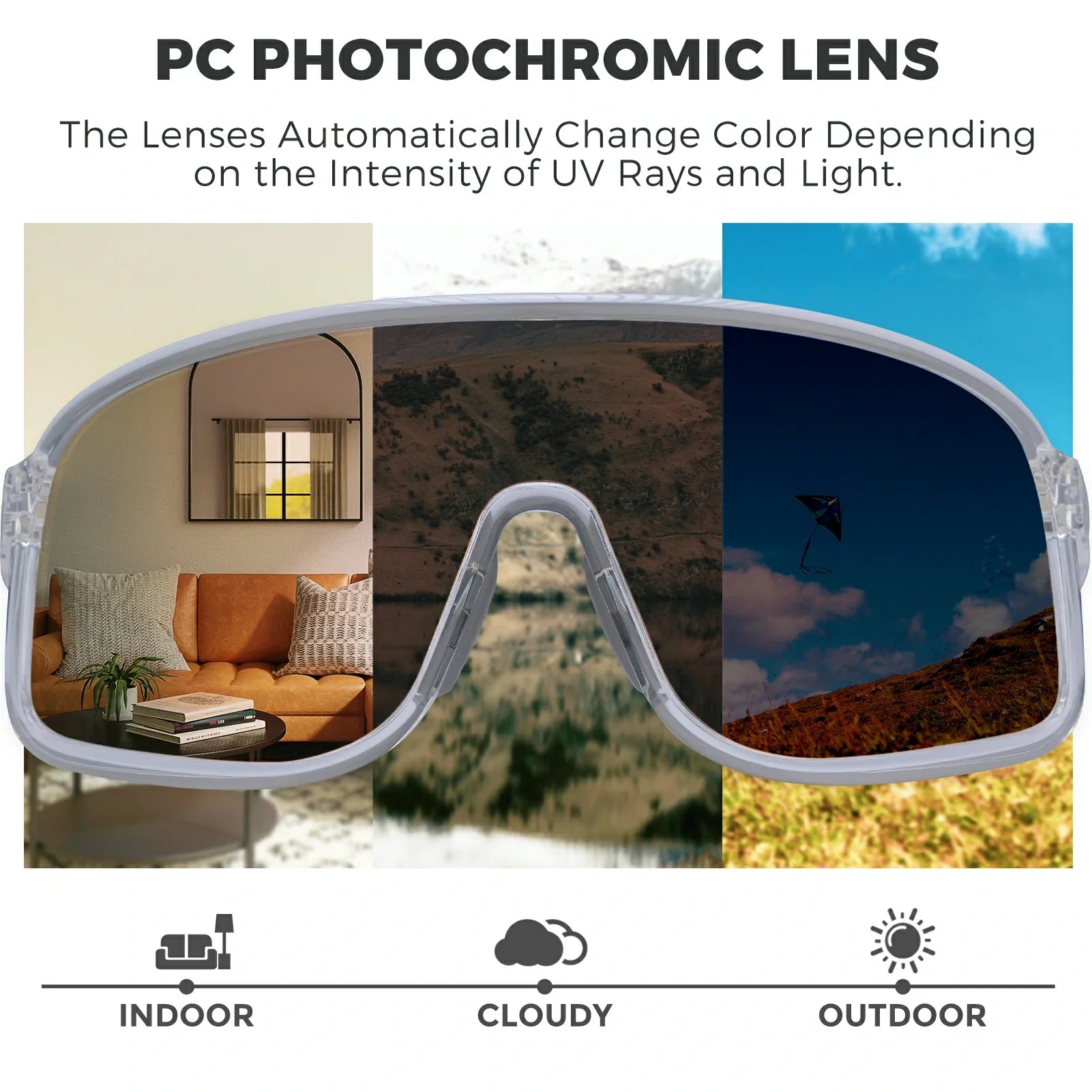 #color_Bright Transparent Gold(Photochromic lens)