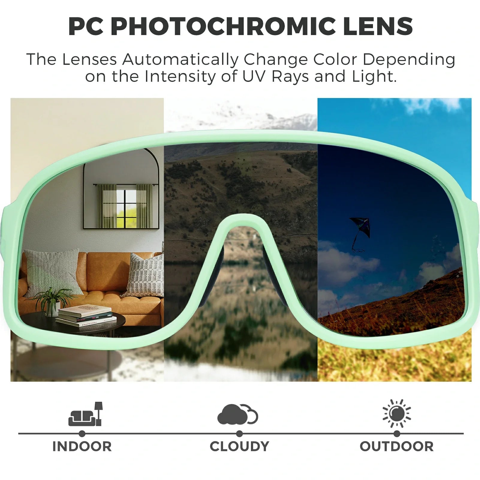 #color_Cyan Blue(Photochromic lens)