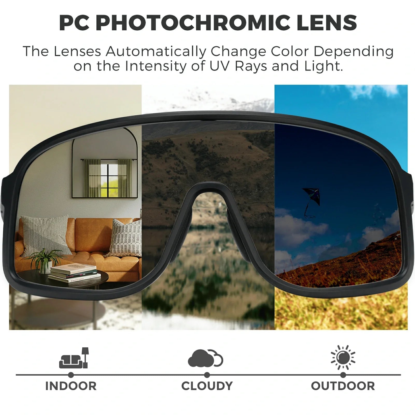 #color_Sand Black(Anti-fog Photochromic lens)