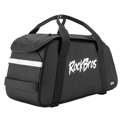 3-in-1 Bike Pannier Bag 10.5L Rear Rack Bag Backpack
