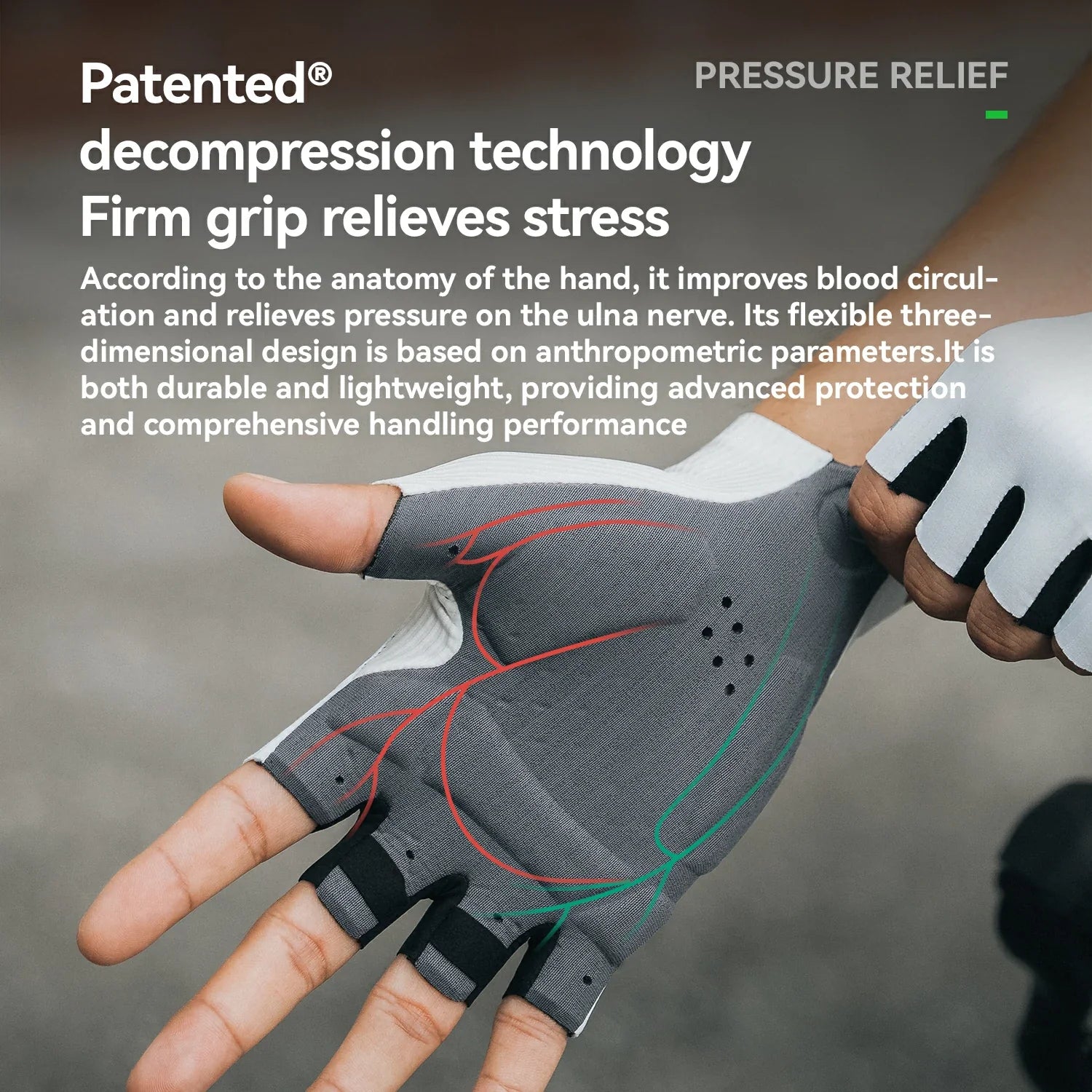 ROCKBROS Elastic Interface? Half-Finger Gel Padded Cycling Gloves