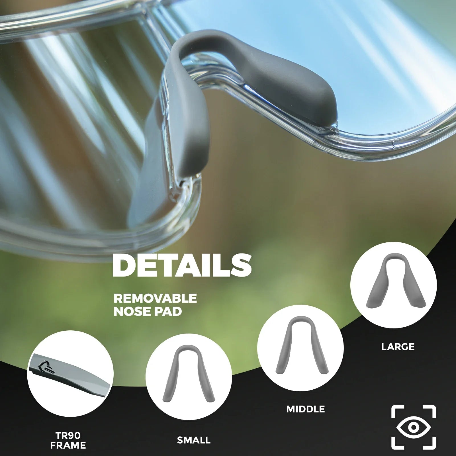 #color_Bright Transparent White(Photochromic lens)