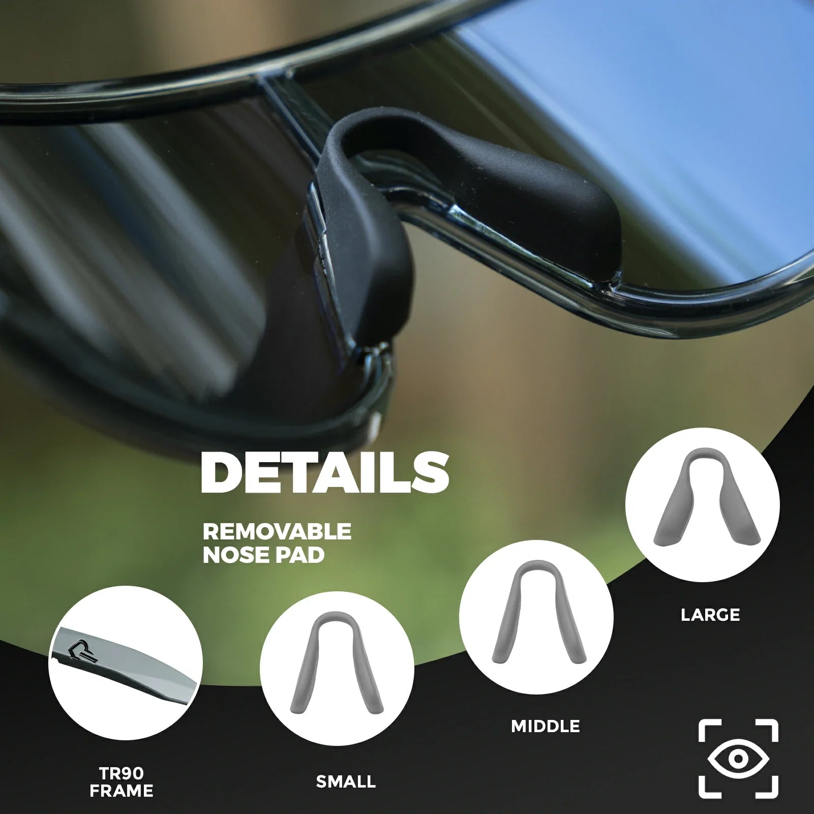 Polarized Photochromic Cycling Sunglasses