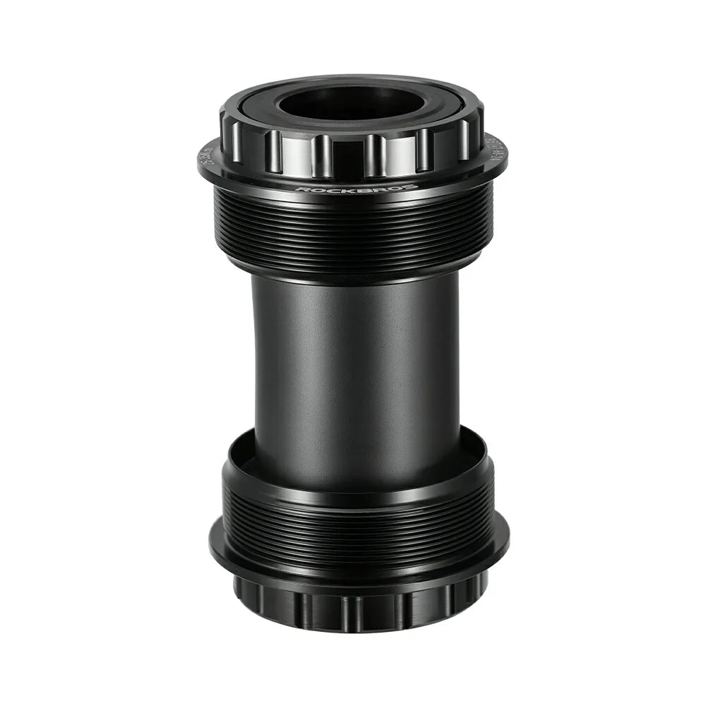 Black bicycle bottom bracket on a white background #Size_BBT47-68-24