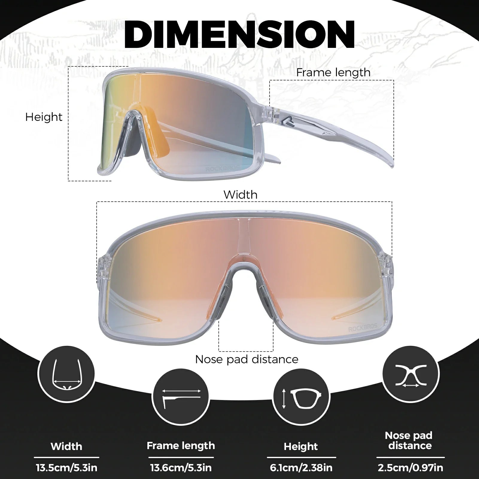 #color_Bright Transparent Gold(Photochromic lens)