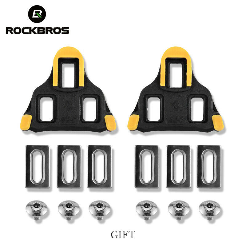 Self-Lock Road Bike Pedals with Shimano SPD-SL/Look KEO Cleat System (Pair)