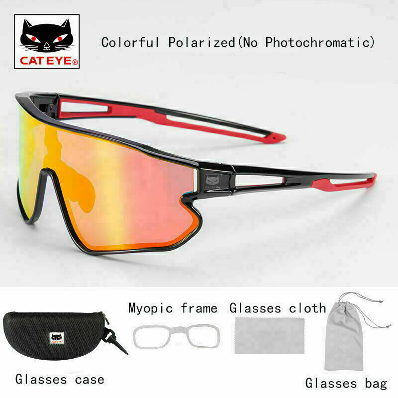 Cateye Colorful Polarized Cycling Sunglasses
