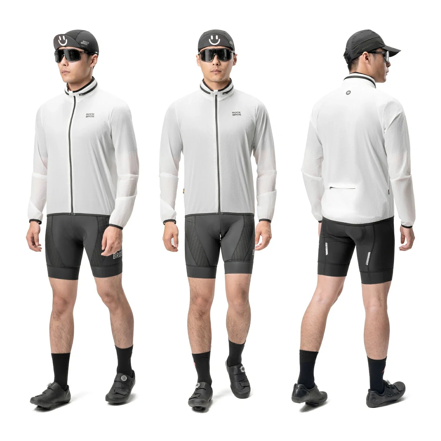 ROCKBROS Fluorescent Lightweight Cycling Phosphorescent Jacket Foldable
