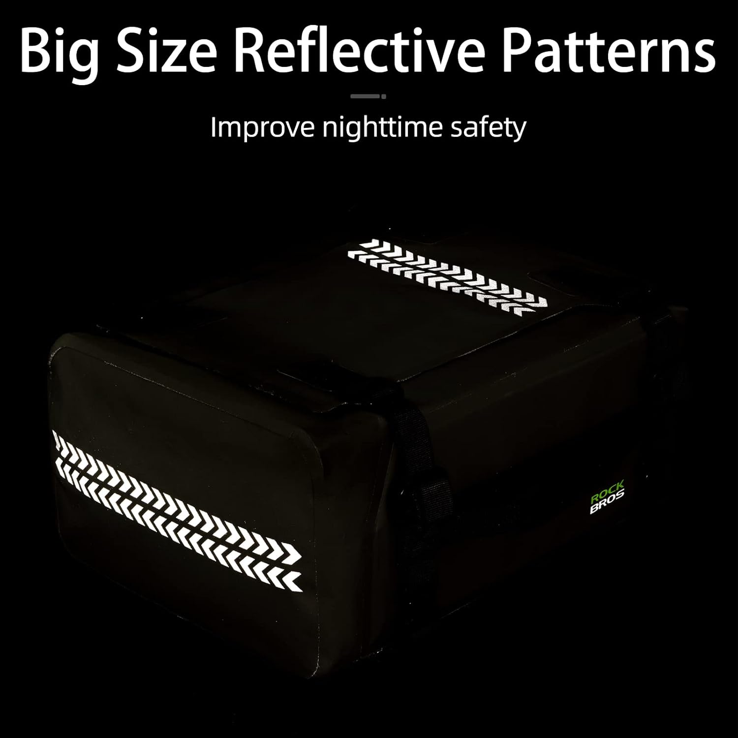 ROCKBROS 30L Waterproof Motorcycle Tail Bag Universal Fit Durable - ROCKBROS