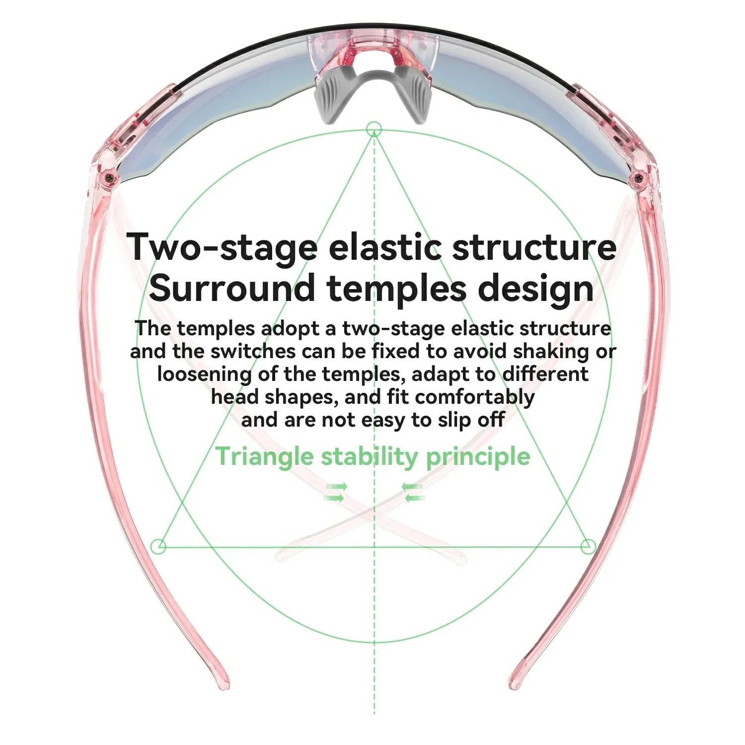 Durable Polarized Cycling Sunglasses with UV400 Protection