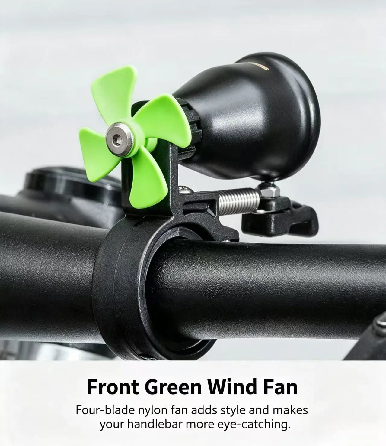 Wind?Fan Brass Bike Bell 80dB Crisp Sound for 0.87?1.25" Handlebar