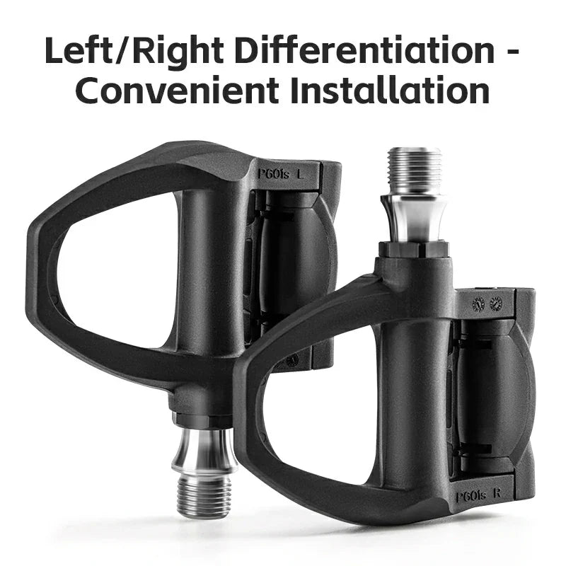 Carbon Fiber SPD Clipless Pedals for Road Bikes 9/16''