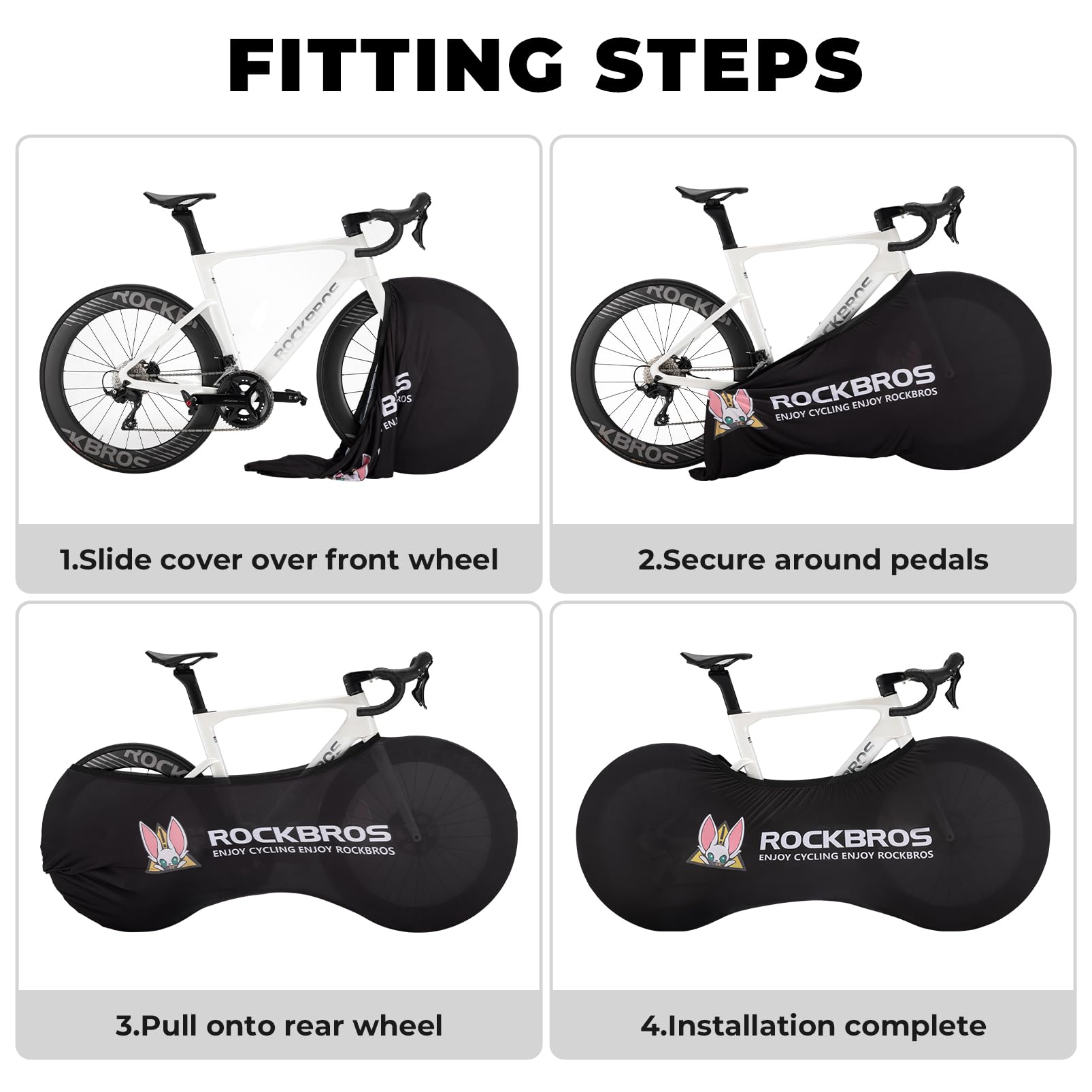Bike Wheel Cover  for 24-29” 700c Mountain Bikes