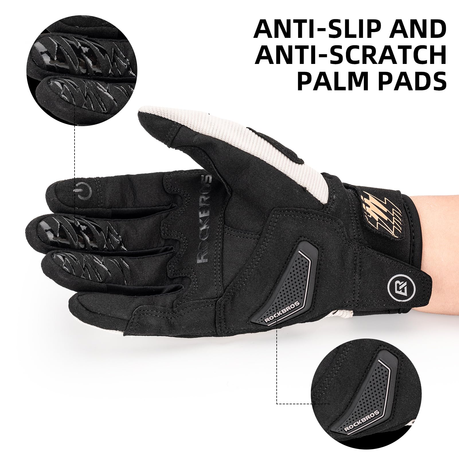 men’s mountain bike gloves with knuckle protection