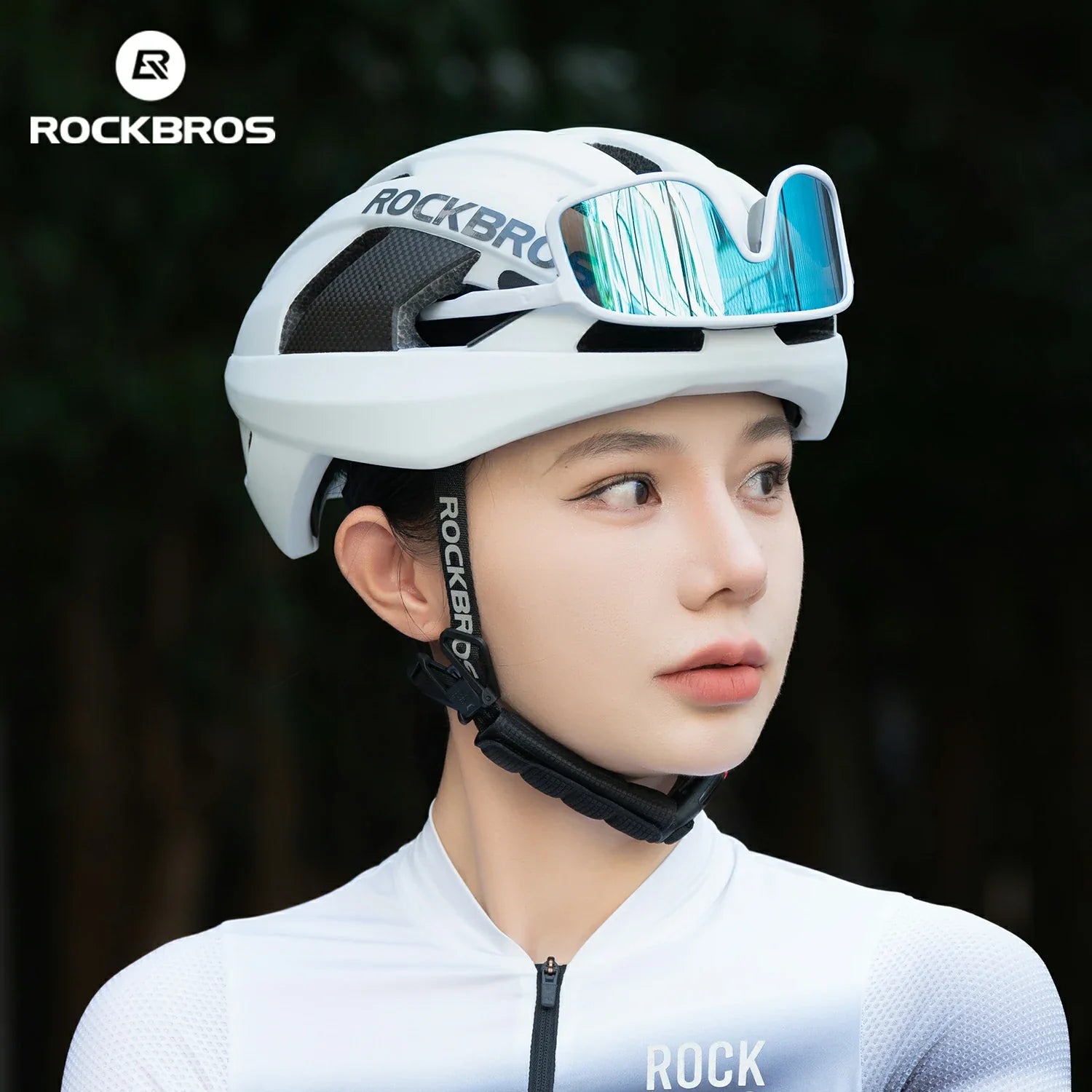 carbon-fiber-cycling-helmet-antibacterial-lining-ventilated-adjustable-fit-3d-grid-safety-protection#color_white