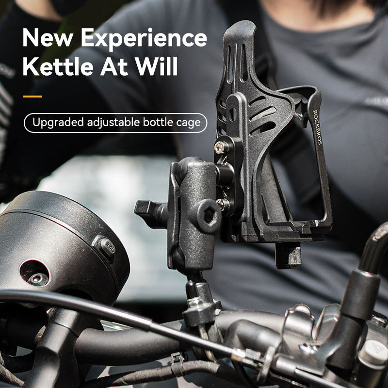 Adjustable Water Bottle Holder for Motorcycles & Bicycles