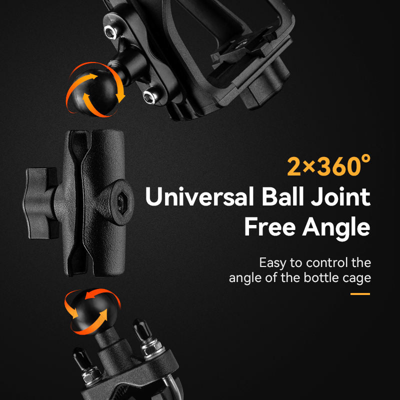 Adjustable Water Bottle Holder for Motorcycles & Bicycles