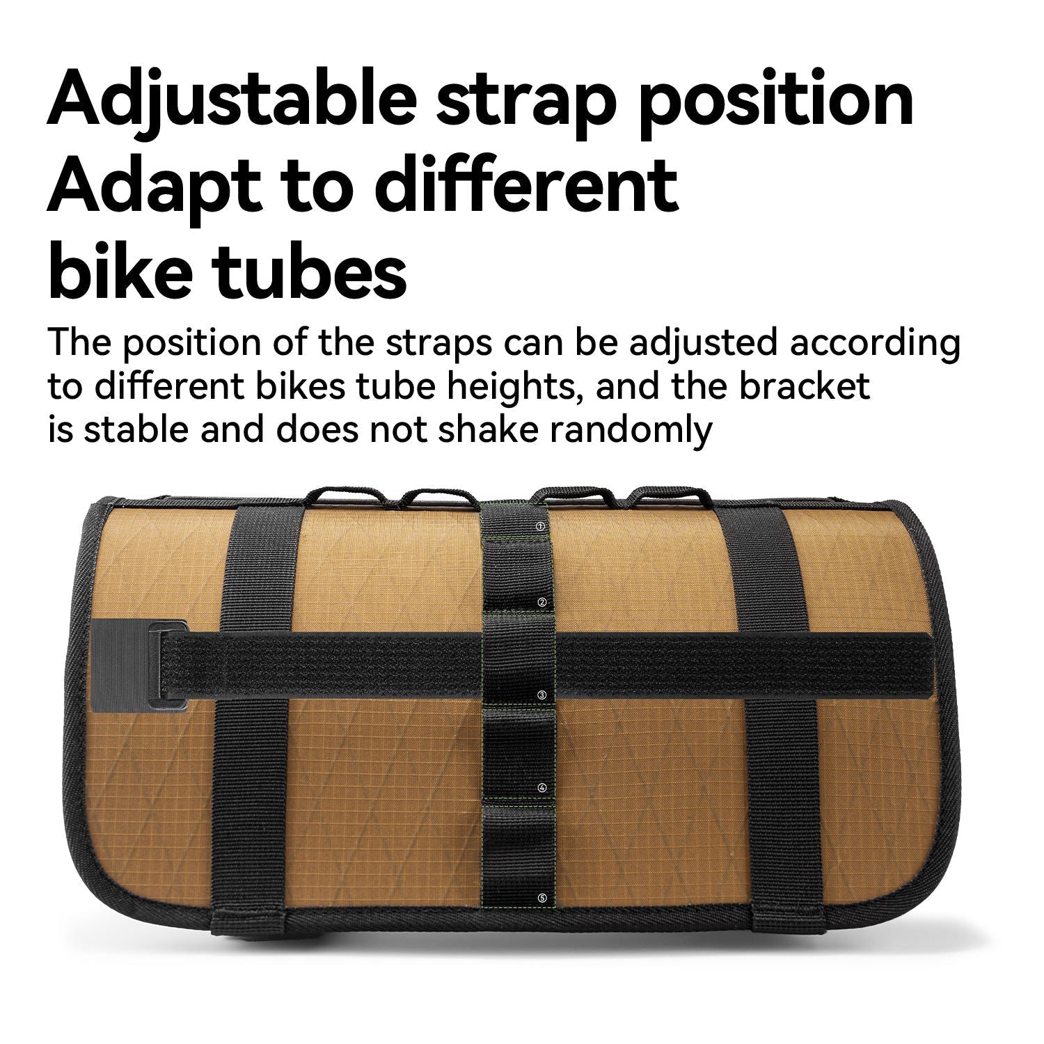 Adjustable Handlebar Cradle Bike Bag Carrier for Bikepacking