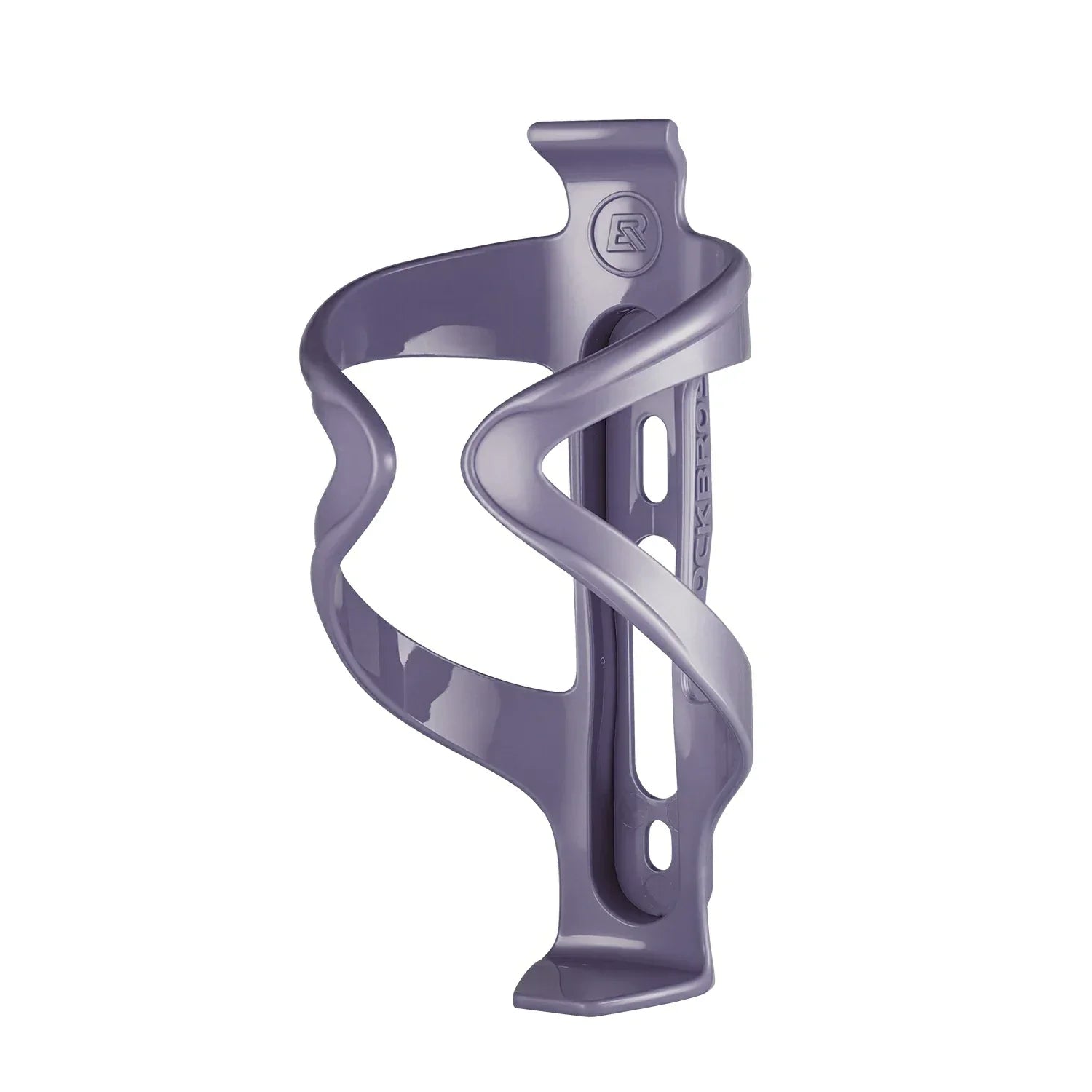 Purple bicycle bottle cage on a white background #Color_Purple