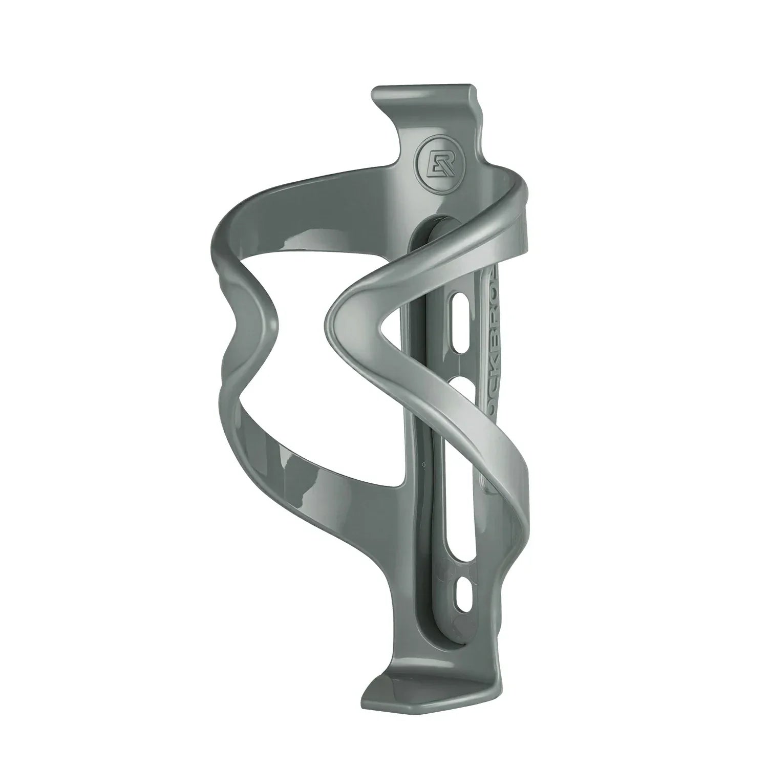 Purple bicycle bottle cage on a white background #Color_Gray