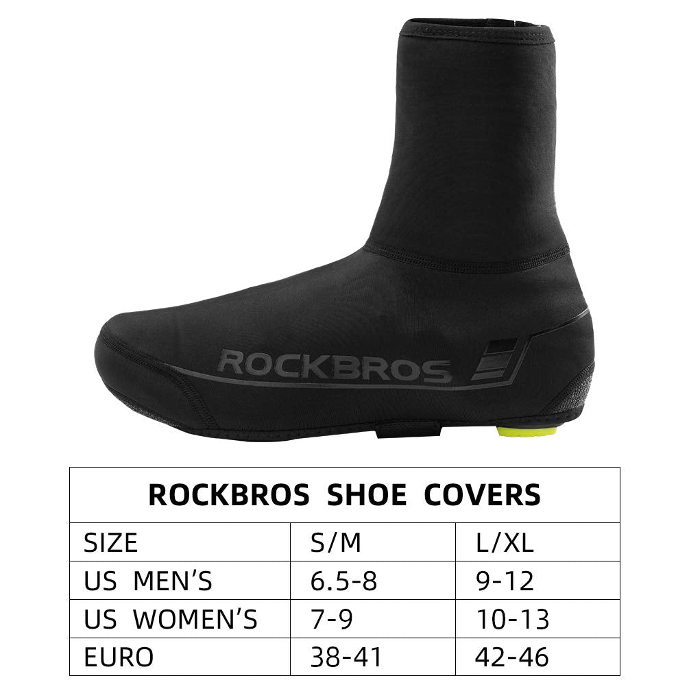 ROCKBROS Winter Windproof Thermal Cycling Shoe Covers - ROCKBROS