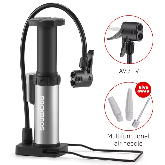 High-Pressure Aluminum Bike Foot Pump