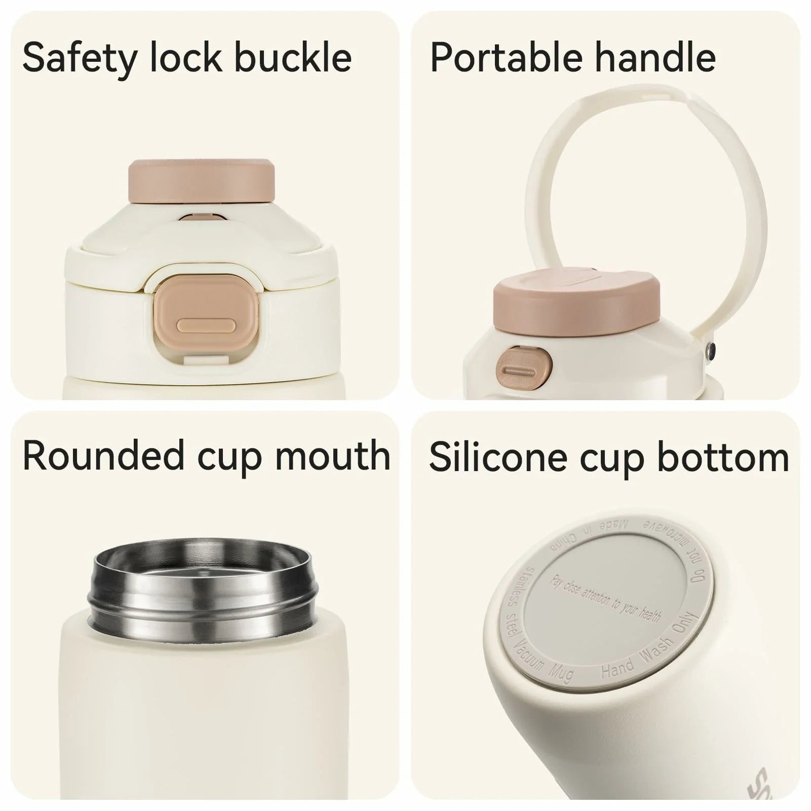 Bike Water Bottle 2-in-1 Magnetic Mount Insulated Stainless Steel 18.6oz