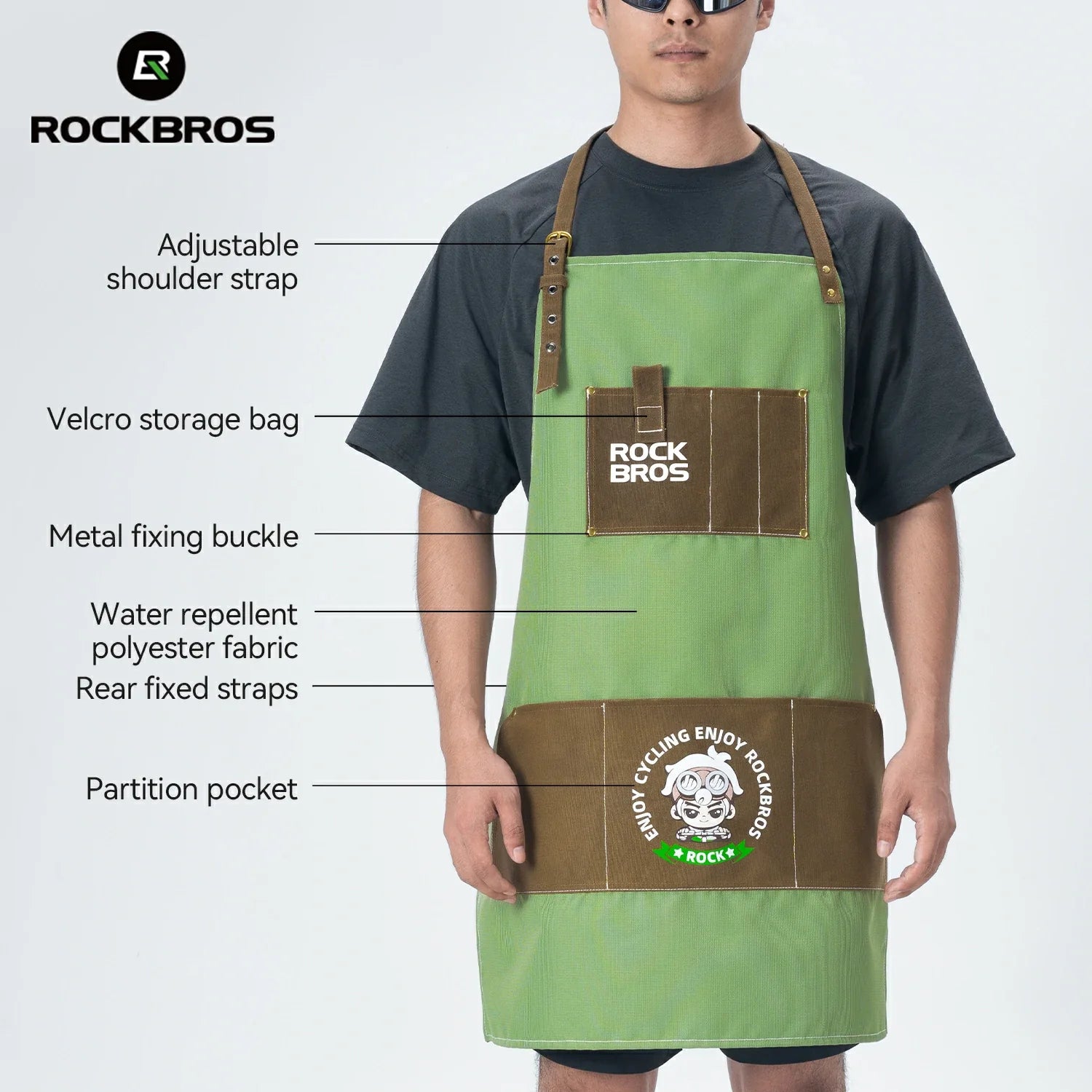Multi-Pocket Work Apron