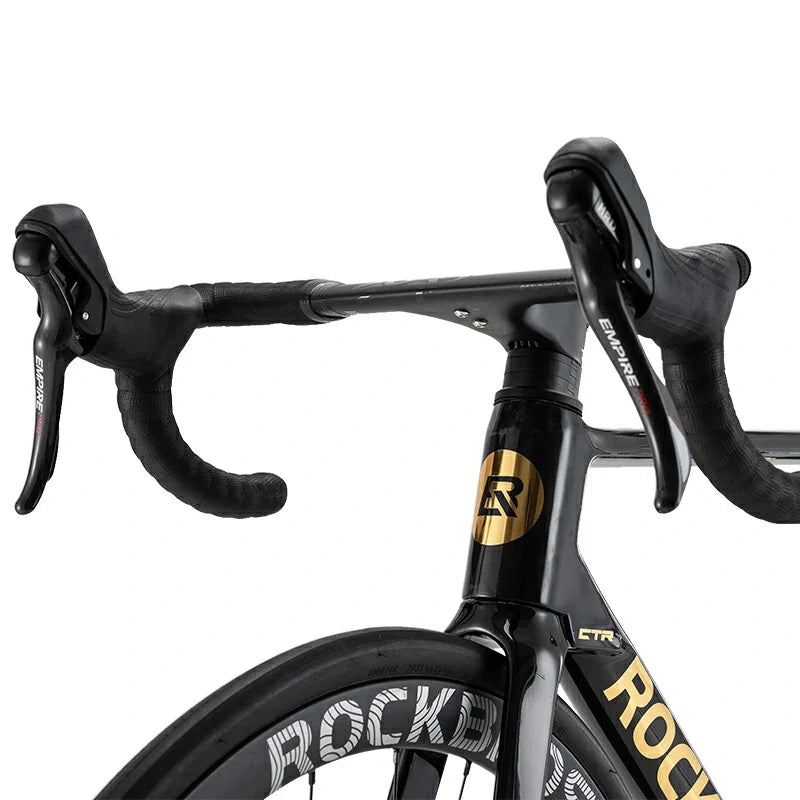 50/34T hollow crankset provides efficient power transfer