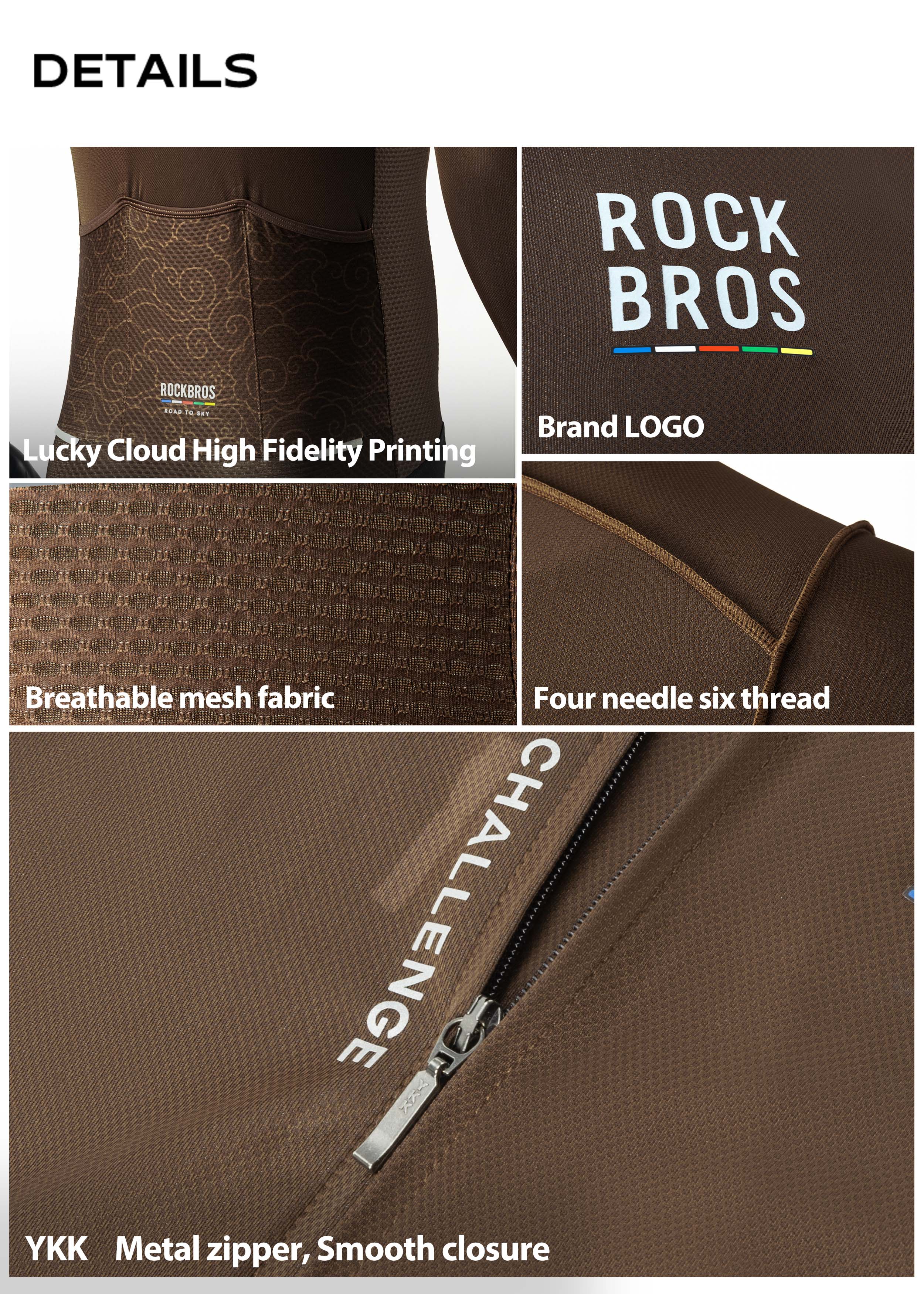 ROAD TO SKY Men's Cycling Long Sleeve Jersey ￠ò 